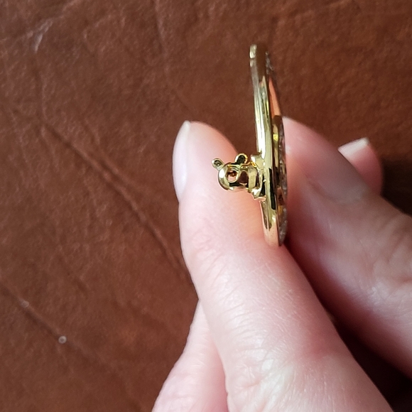 Vintage Signed Swarovski Swirly Heart Brooch! - Picture 6 of 8